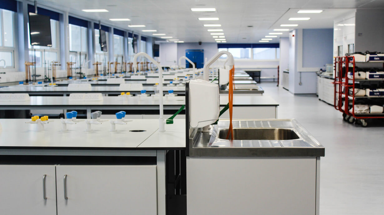 UOL STEM james parsons laboratory refurbishment Teksol Ltd